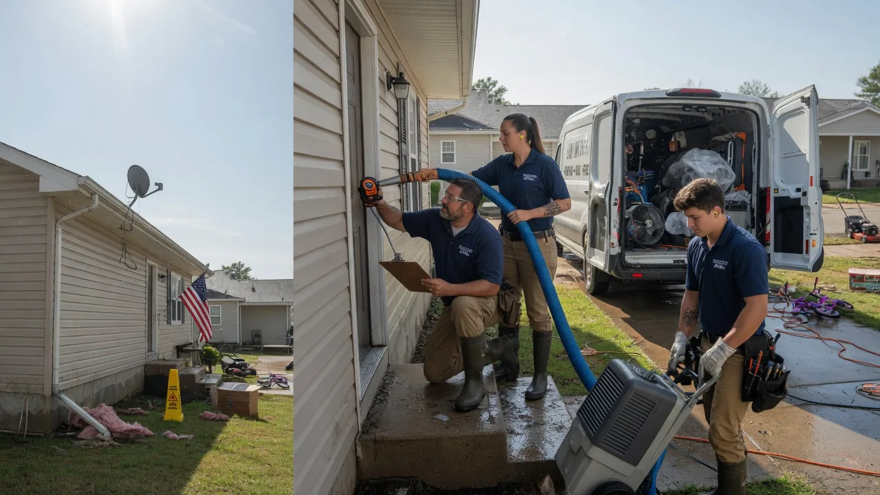 Ceiling Water Damage Restoration in Ringling, OK near me